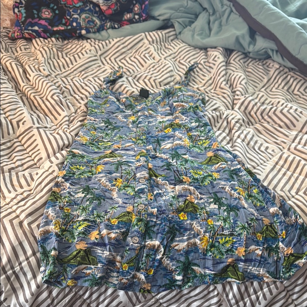 Floral Button-Up Sundress